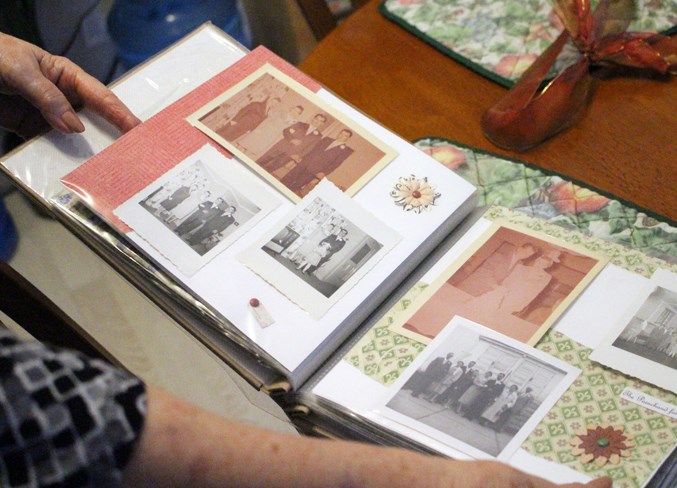  The Painchaud’s have a photo album filled with memories from their years together.