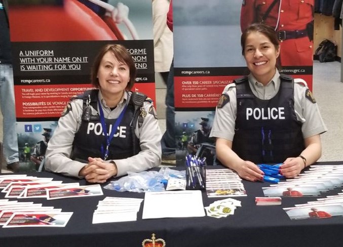  RCMP were on-hand at the Cold Lake First Nations career fair.