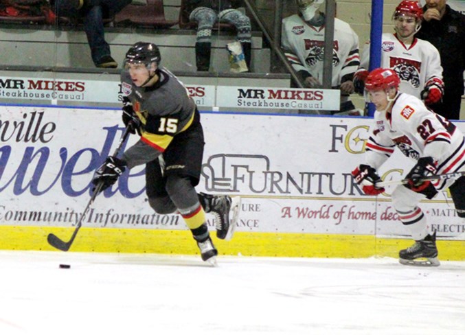  Luke Albert was named one of the players for the AJHL team.