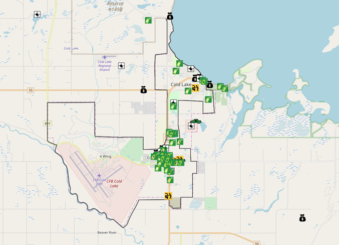 Cfb Cold Lake Map Cold Lake Rcmp Release Public Crime Map - Lakelandtoday.ca