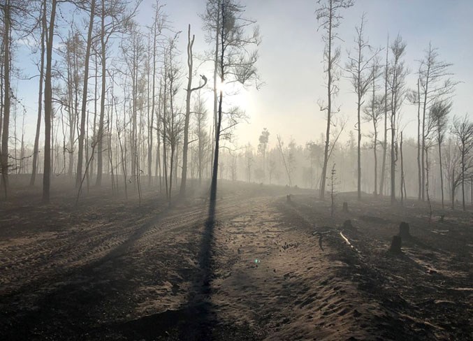  Emergency responders were on scene for three days in order to get the blaze under control.
