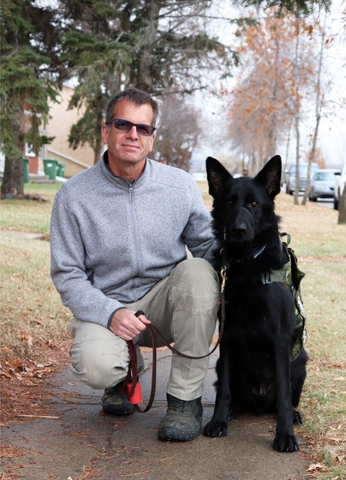  Brad Locke was released from the Canadian forces due to physical and mental health issues. The now veteran suffers from PTSD following an incident in 1997. See this week's Remembrance Day section for the full story. - Photo by Meagan MacEachern