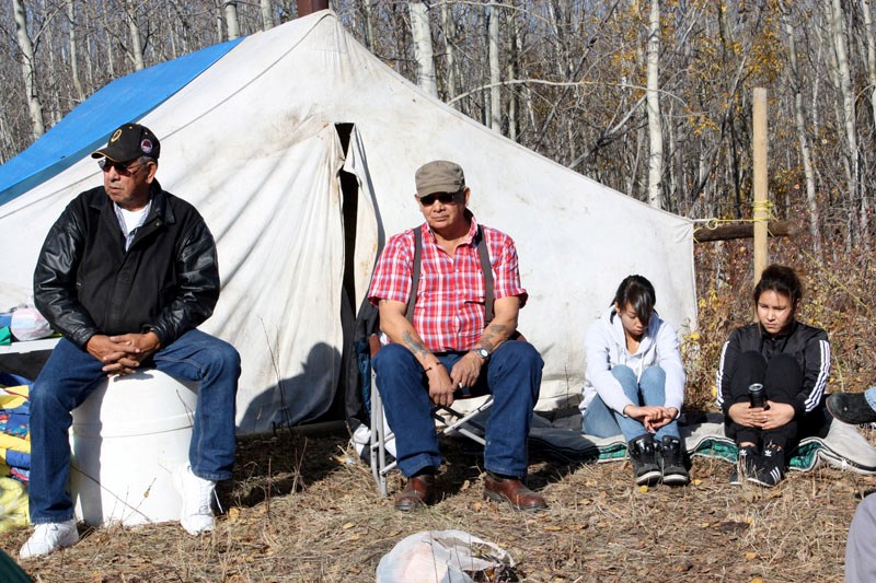 Different generations gathered last week at a Saddle Lake cultural camp to listen to presentations from elders on the theme of kinship.