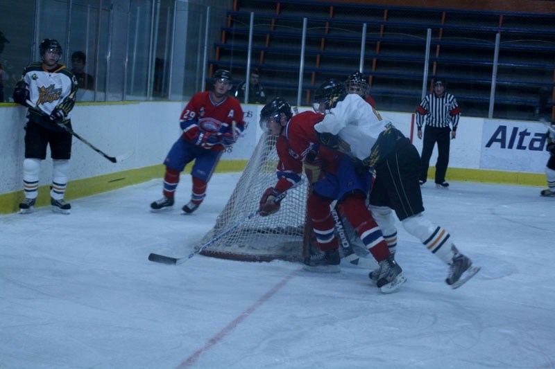The Canadiens were bested in a match-up against the Killam Wheat Kings, who scored 18 unanswered goals through the game played in Killam on Friday.