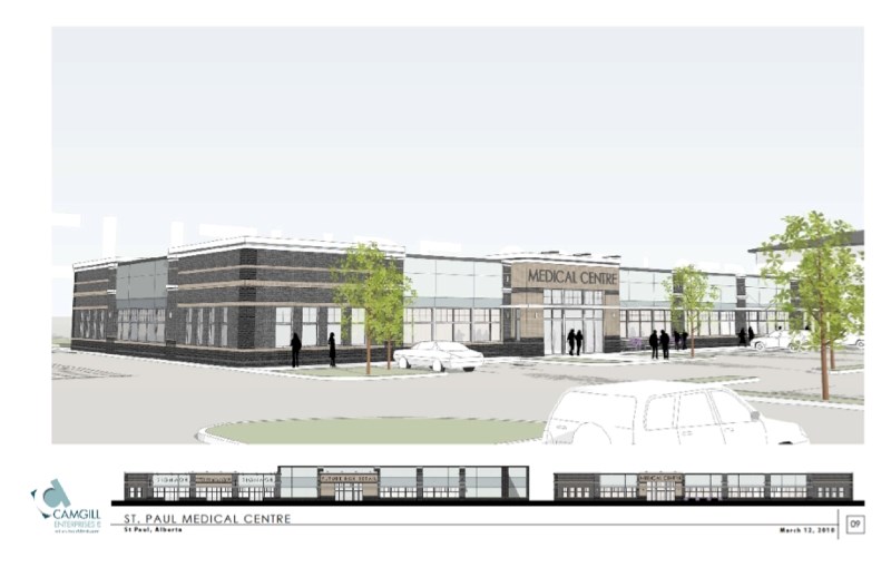 Constructing a new medical centre for the east end of St. Paul, as seen here, is still a top priority for Town of St. Paul and will continue to be a focus into 2011,