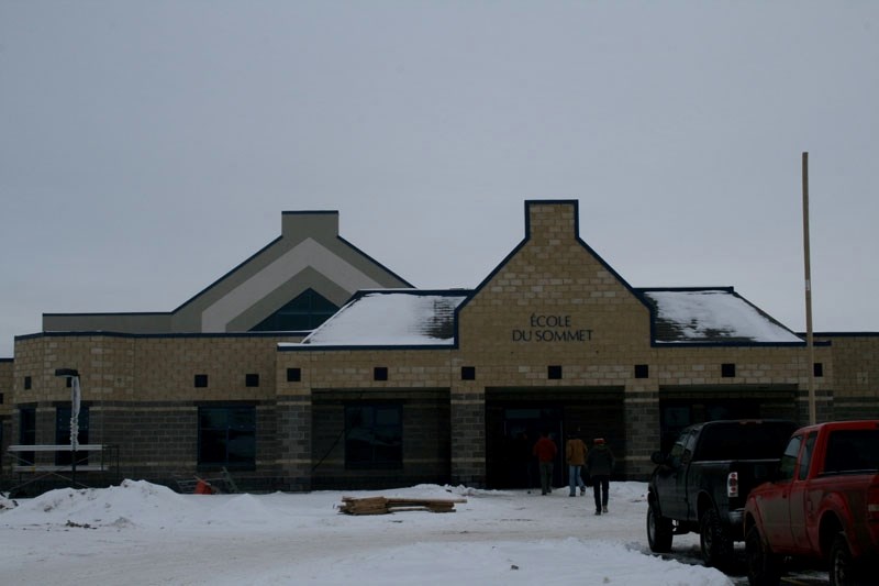 The new francophone school, located on the east end of St. Paul, is expected to be complete and ready for staff and students to move into on Feb. 16.