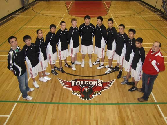 Assistant Coach Brad Tillapaugh (left), Emery Delver, Kirk Jackson, Dan McConnell, Dean Houle, Kyle Smith, Brandon McConnell, Merle McConnell, Colton Sloan, Thomas Steinheur, 