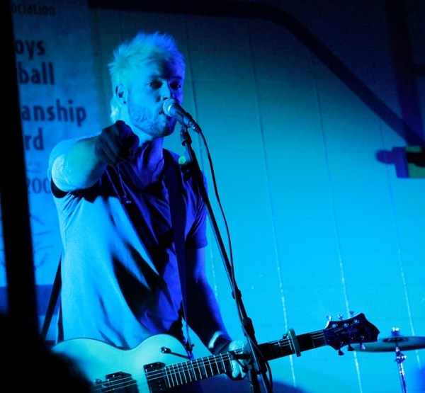 Seventh Rain performs at Mallaig School on Friday.