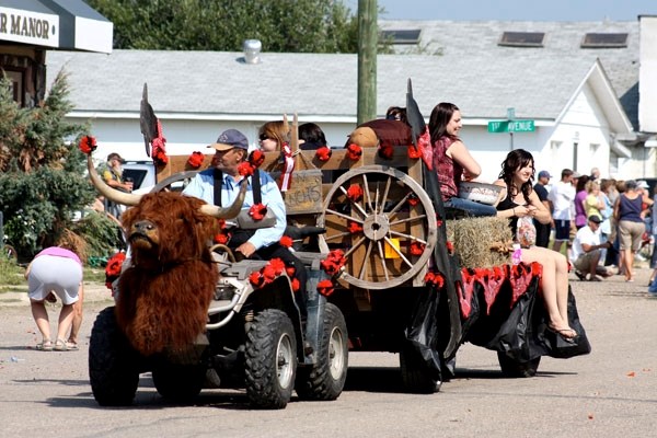 The parade during Ashmont Heritage Days is always a big draw for the small community.