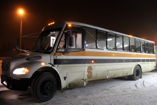 Close to eight hours was spent on this bus between St. Paul and Stettler on Saturday, and the conversation never strayed from football.