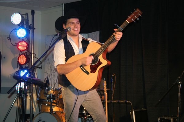 Brett Kissel and his band put up a rocking good show on Friday and Saturday night at Flat Lake Community Hall. Kissel is riding high on the success of his latest song,