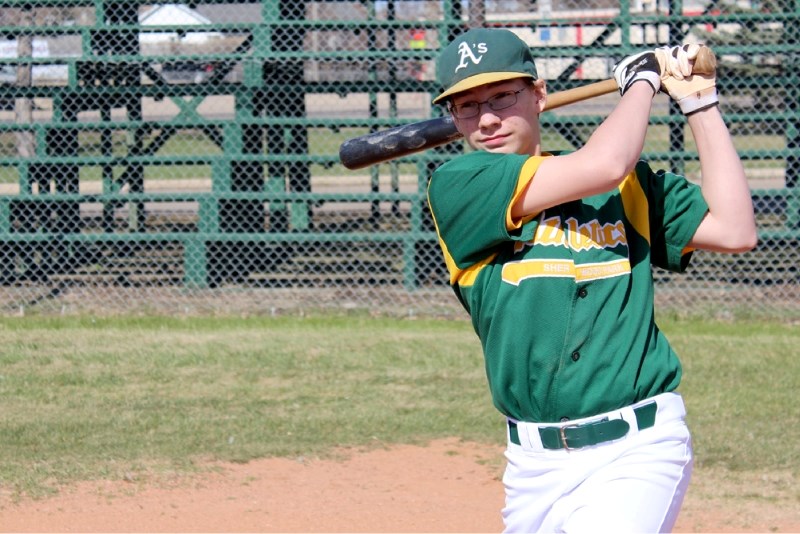 Nathan Davies, 15, will be taking his game to Sherwood Park this season as a member of the AA Athletics.