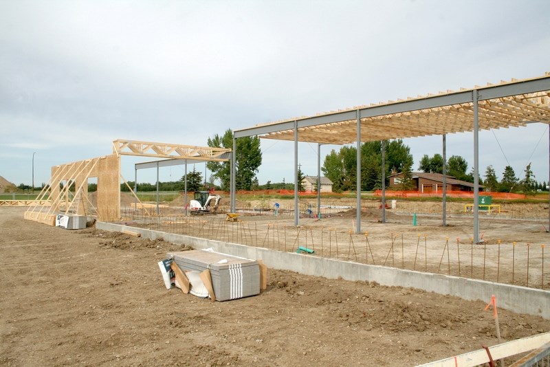 Construction for a new Value Drug Mart location has begun on the east end of town, near the Wellness Centre. According to a company representative in Edmonton, the new drug