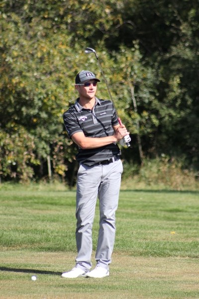 Local world long drive champion Jamie Sadlowski takes in a round at the St. Paul Golf Course.