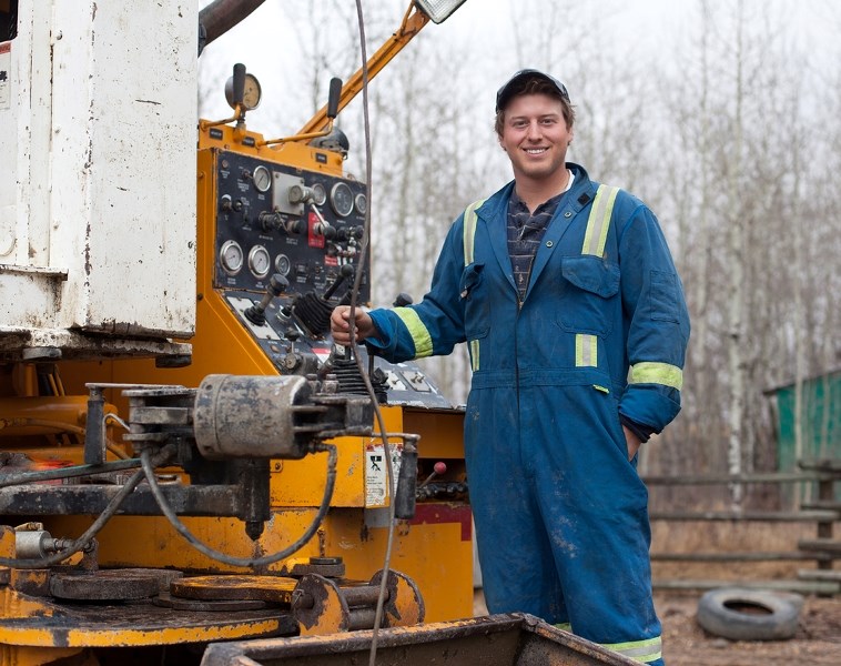 Jordan Lepper received a Top Apprentice Award from the Alberta Apprenticeship and Industry Training Board earlier this month. Lepper works for Lakeland Drilling as a Water