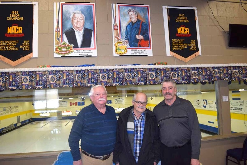 Paul Boisvert and Gerald Looy both have spentan incredible amount of hours over the years to keep the game of curling strong in the community. On Wednesday, the St. Paul