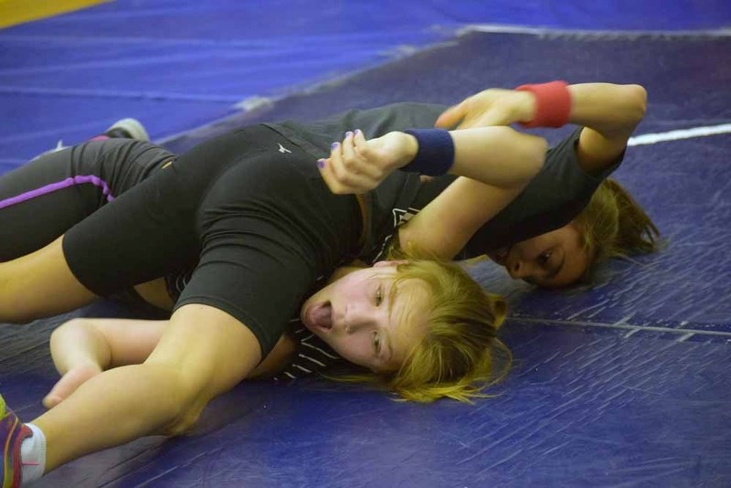Faith Gratton of Bonnyville&#8217;s école des Beaux-Lacs got the better of Danyelle Bourier, a student of école Beaus éjour, a school based out of Plamondon at the Conseil