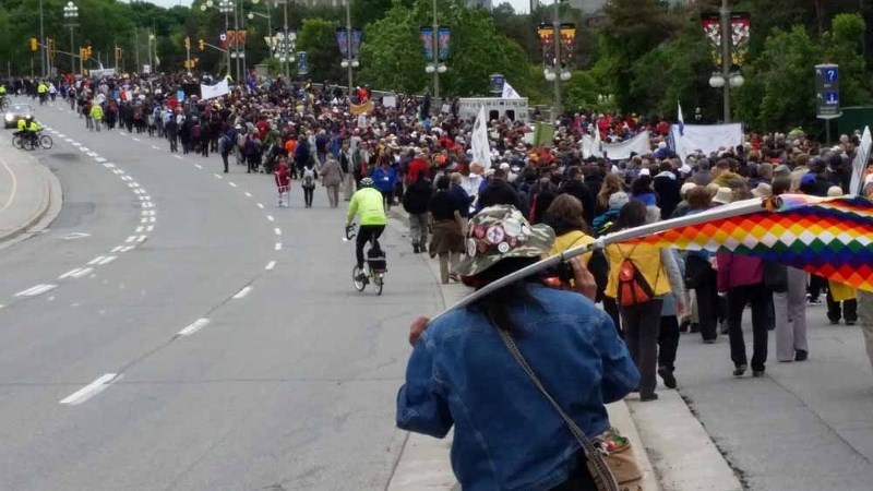 Thousands of people, including a few from the local region, gathered in Ottawa to take part in the closing for the Truth and Reconciliation Commission, May 31 to June 3.