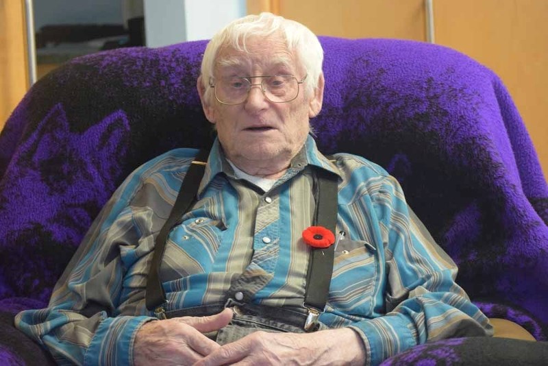 Newby, 90, served overseas for the Canadian army when he was 19 and 20 years old.