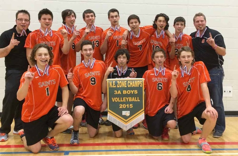 The St. Paul Regional Saints posted a perfect 8-0 record at the zone championships in Cold Lake to qualify for the 3A provincials.