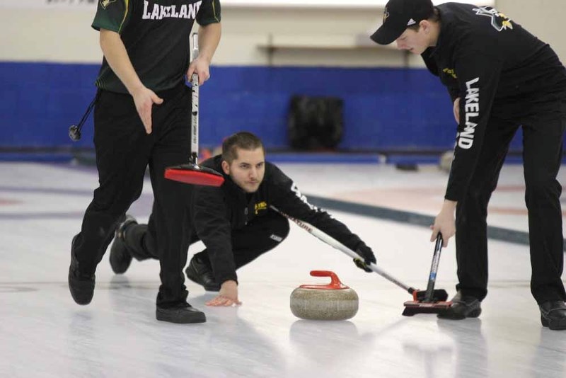 Lakeland College&#8217;s men&#8217;s team competes in the college curling championships that took place over the past weekend.