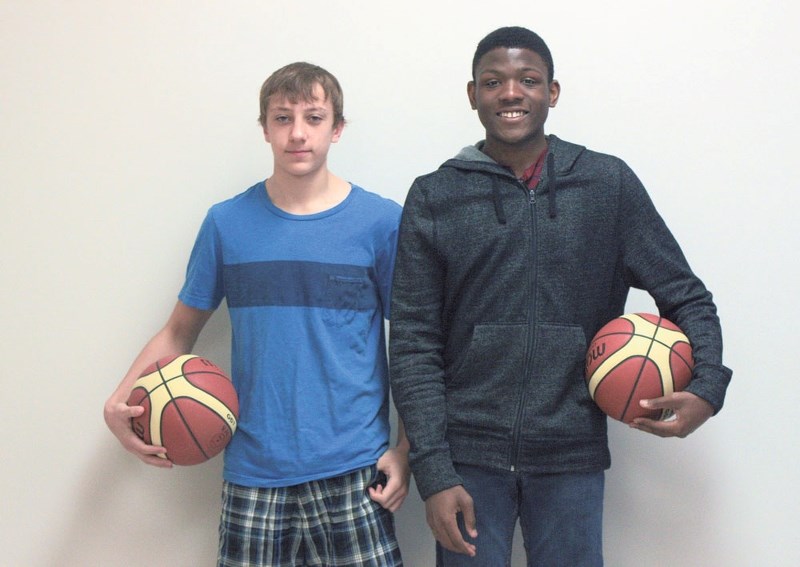Racette students Dustin Dubrule and Timi Akindele have been selected to be part of Team Alberta&#8217;s U14 basketball team.
