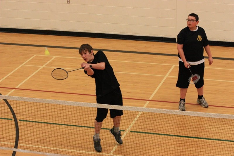 Junior high badminton players took to local courts on April 26, as they competed in the SPAA finals.
