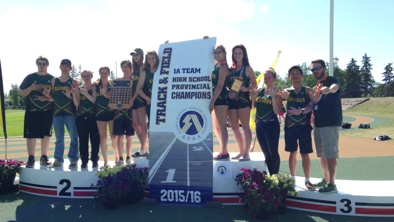 The Glendon athletes that went to provincials over the past weekend helped the school capture its seventh straight 1A provincial title in track and field, more than doubling