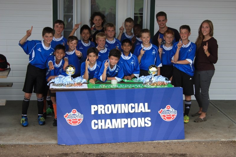 The U12 boys took home provincial gold after playing at home over the weekend.