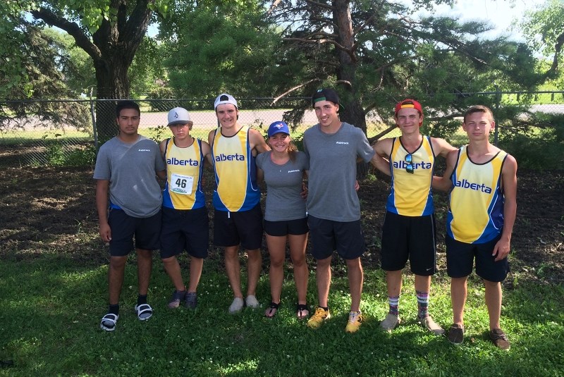 Sajan Pannu, Josh Foote, Christian Laramee, Courtney Hebert, Matthew Hawiuk, Parker Allen and Daniel Hebert were the seven NEAT athletes that traveled to Regina in July to