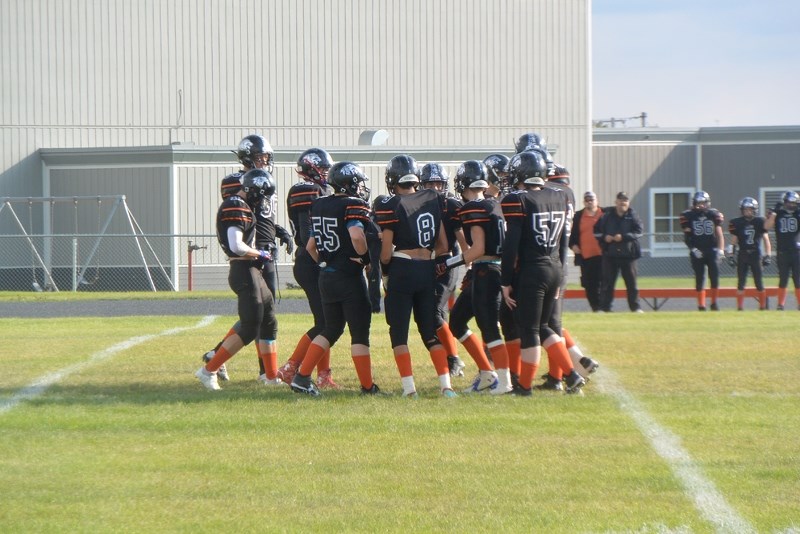 The St. Paul Lions were having a strong showing against the visiting Athabasca Pacers in their opening home game last Friday evening, with the Lions leading 41 &#8211; 0 when 