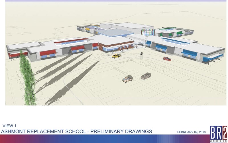 Design plans were released earlier this year for the new K &#8211; 12 Ashmont School, designed to hold up to 900 students. Construction on the school is set to begin this week