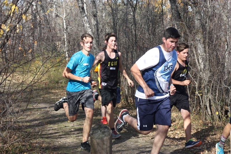 Joel Dubeau of Ecole Mallaig School was one of several runners that came out to compete at SPAA cross-country zones, held in Ross Lake on a beautiful fall afternoon, Sept. 29.