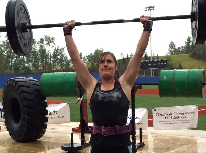 After coming in first in her weight class at Strongman provincials in Alberta, local veterinarian Alyssa Anderson headed to nationals in Regina on Sept. 24, where she placed