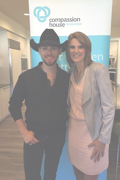 Brett Kissel stands with Joni Brodziak, who will be a model at this year&#8217;s Fashion with Compassion event.