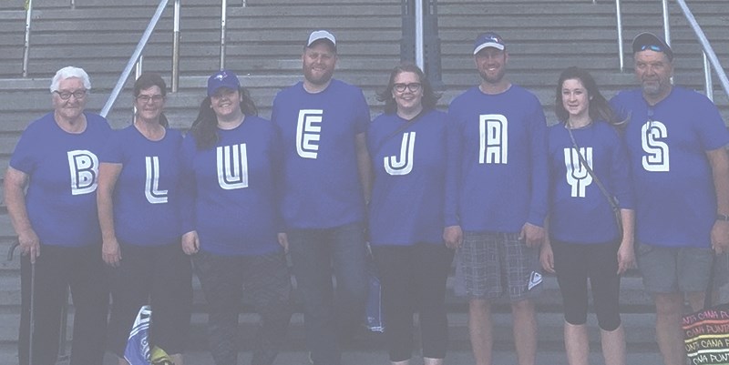 The Chomlak family is among the many people locally who are cheering on the Toronto Blue Jays during this season&#8217;s playoff run.