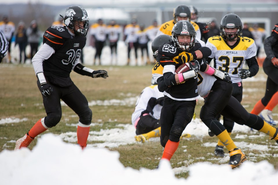 The St. Paul Lions played at home on Monday, after a Friday snow storm disrupted their planned game against the Cold Lake Royals. Despite the snow and cold, the Lions