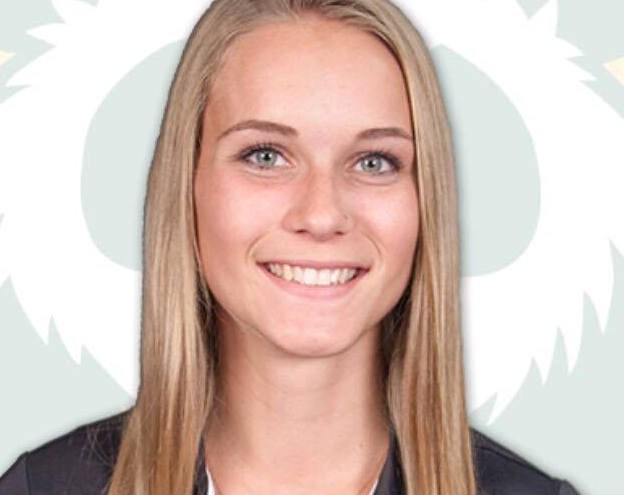 Marrisa Muench is pictured in her official U of A Athlete photo, as the former St. Paul Regional High School student is now part of the university&#8217;s golf team.