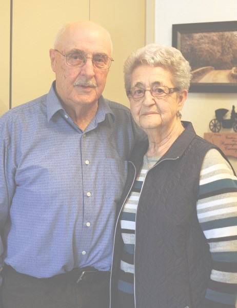 Edouard and Germaine Amyotte have been married for 65 years.