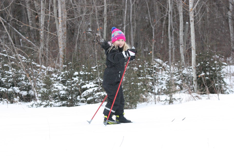 A small group of cross country skiers took to the Cooknell trails on Saturday morning (Feb. 4), despite the cold temperatures. See page 15 for coverage of the annual Iron