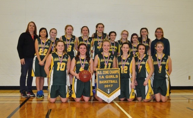 The Glendon girls won the northeast zones banner on Saturday night with a win over St. Jerome&#8217;s in the zones final.