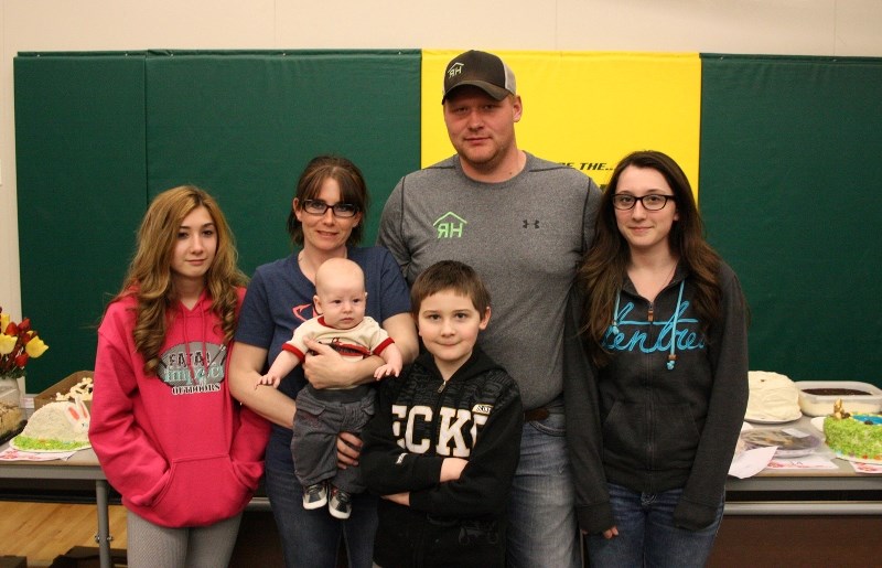 Randy Norton and Coreen Sommers and their family were thankful for the support of their community, and Glendon School, where their children attend, in supporting them after