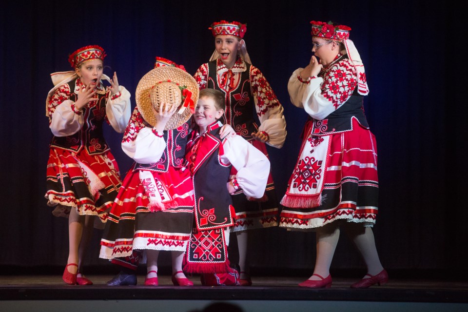 The St. Paul Ukrainian Dance club held its festival and year-end dance concert this past weekend. Among the many dancers performing were Natalya Langevin, Milana Young, Kaylie