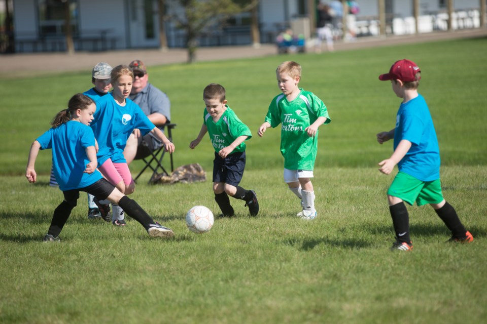 St. Paul SOccer hosted its annual U8/U10 mini soccer tournament on May 27, welcoming a couple hundred soccer players to the Lions&#8217; Soccer Field for a fun day in the