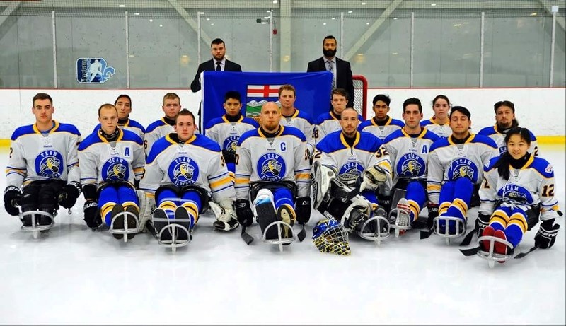 Team Alberta, which includes Jeremy Hall from St. Paul, won gold at the Canadian Sledge Hockey Championships, held in Quebec last May.