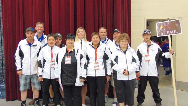 Coaches and athletes from St. Paul are pictured. The group travelled to southern Alberta to take part in this summer&#8217;s Special Olympics Alberta event.