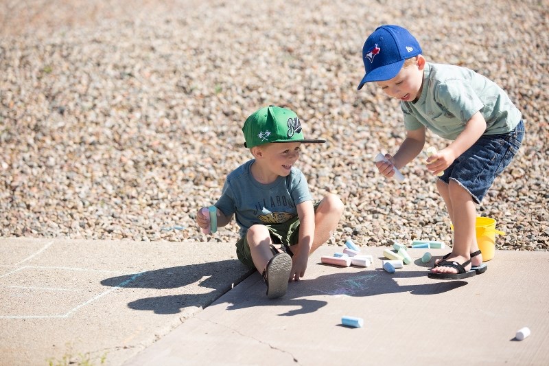 A sidewalk chalk art contest is one of the many activities taking place for Rock the Block on Aug. 16 in St. Paul.