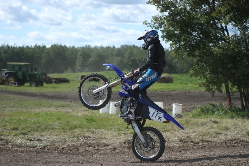 Ryan Mulkay was one of a handful of competitors racing in the Fountain Tire Cup at the B3 Moto X Park, located near Spedden, this past weekend.