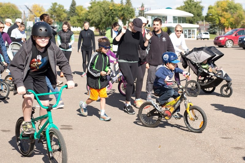 St. Paul held its Terry Fox Run on Sunday, Sept. 17, with people coming out to run, walk and bike the 5k route.