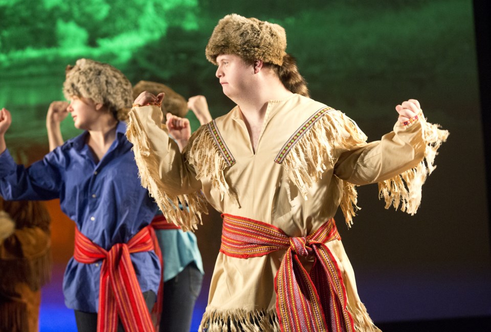 Ryan Zalaski was among the performers that took audiences through a history of Canada, at 150 Years: Canada Yesterday, Today and Tomorrow, a live and multimedia performance
